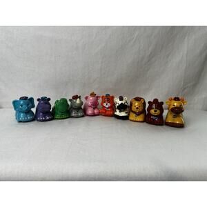 Lot of 10 VTech Go Go Smart Wheels Animals, Zebra, Lion, Bear, Hippo, Rhino, Pig